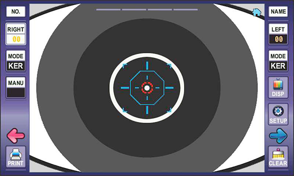 autorefractor keratometer erk-9000 ezer - us ophthalmic